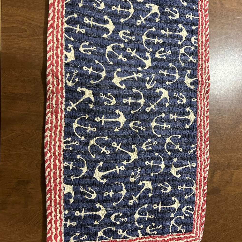 Nautical pillow sham